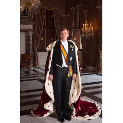 Staatsieportret Willem-Alexander met mantel